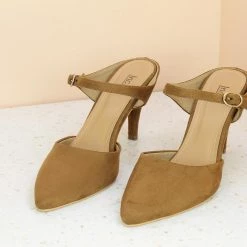Inc.5 STILETTO HEELS PUMPS-TAN SALE