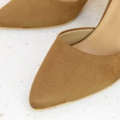 Inc.5 STILETTO HEELS PUMPS-TAN SALE