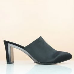 Inc.5 PLATTED HEEL PUMPS-BLACK WOMEN