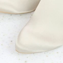 Inc.5 WOMEN PLATTED HEEL PUMPS-LIGHT GOLD