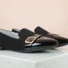 Inc.5 SUEDE FLAT SHOES-BLACK SALE