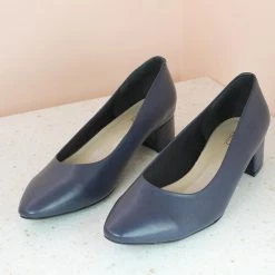Inc.5 COURT FORMAL SMALL HEEL-NAVY WOMEN