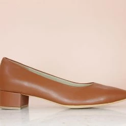 Inc.5 COURT FORMAL HEEL SHOES-TAN WOMEN