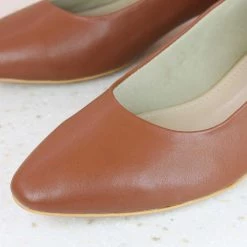 Inc.5 COURT FORMAL HEEL SHOES-TAN WOMEN