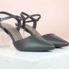 Inc.5 GLASS FORMAL HEEL CLOSE TOE-BLACK