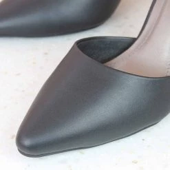 Inc.5 GLASS FORMAL HEEL CLOSE TOE-BLACK