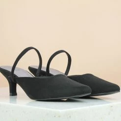 Inc.5 SUEDE PUMPS-BLACK