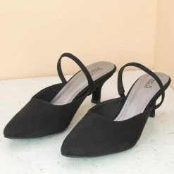 Inc.5 SUEDE PUMPS-BLACK