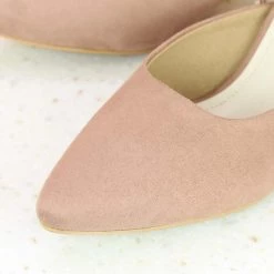 Inc.5 SALE SUEDE PUMPS-PEACH