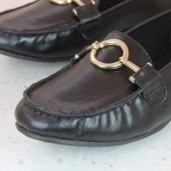 Inc.5 STITCH MOCASSINS-BLACK SALE