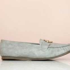 Inc.5 STITCH MOCASSINS-GREY SALE