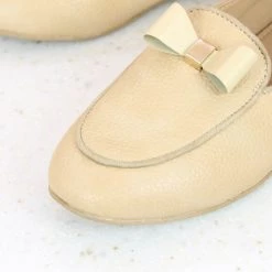 Inc.5 SALE FLAT PUMP SHOES-CAMEL