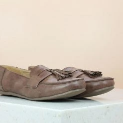 Inc.5 TASSEL FLAT FORMAL MOCASSIN-BROWN SALE