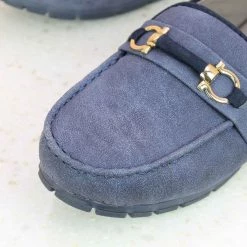 Inc.5 SALE FLAT FORMAL PUMPS-BLUE