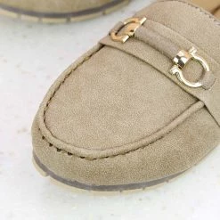 Inc.5 FLAT FORMAL PUMPS-DARK BEIGE SALE