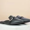 Inc.5 FLAT MULE - BLACK