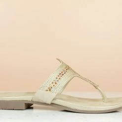 Inc.5 FLAT EMBROIDED THONG