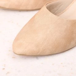 Inc.5 BLOCK HEEL MULES-BEIGE Inc5