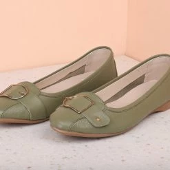 Inc.5 LEATHER BALLERINA WOMEN 9 Inc.5 LEATHER BALLERINA WOMEN