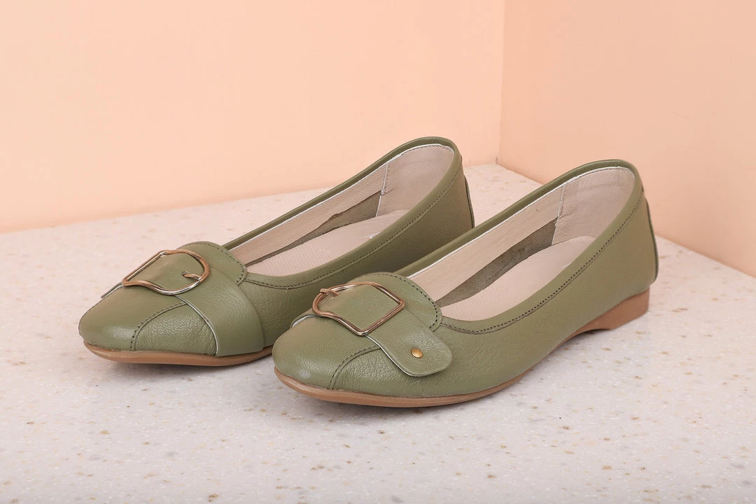 Inc.5 LEATHER BALLERINA WOMEN 6 Inc.5 LEATHER BALLERINA WOMEN