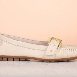 Inc.5 WOMEN BUCKLE LEATHER LOAFERS