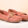 Inc.5 WOMEN BUCKLE LEATHER LOAFERS