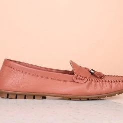 Inc.5 WOMEN TASSEL LEATHER LOAFERS