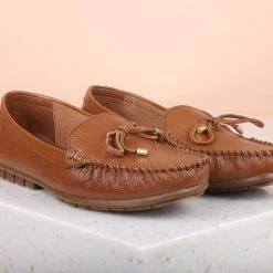 Inc.5 LACED LEATHER LOAFERS