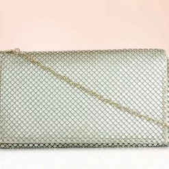 Inc.5 BAGS PARTY FLAP CLUTCH-M.APRICOT