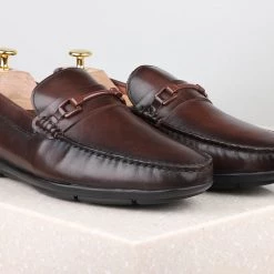ATESBER By Inc5 MEN DRVING SHOES-COFFEE