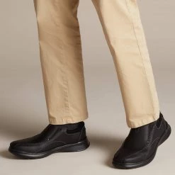 Clarks MEN COTRELL STEP BLACK OILY LEA