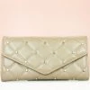 Inc.5 SALE OFFICE QUILTED FLAP CLUTCH-BEIGE
