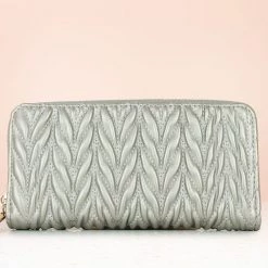 Inc.5 SALE OFFICE QUILTED FLAP CLUTCH-GREY