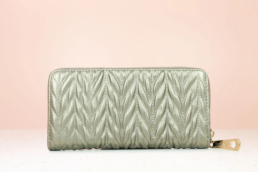 Inc.5 OFFICE QUILTED FLAP CLUTCH-G.METAL 3 Inc.5 OFFICE QUILTED FLAP CLUTCH-G.METAL