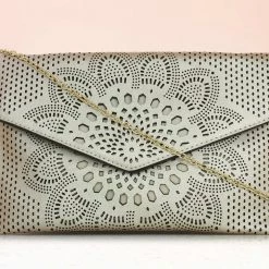 Inc.5 FORMAL FLAPPED CLUTCH-GOLD SALE