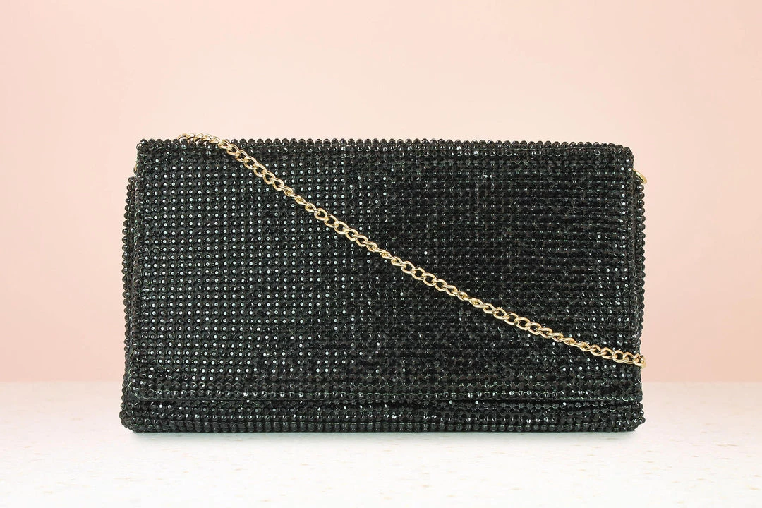 Inc.5 PARTY FLAP CLUTCH-BLACK 3 Inc.5 PARTY FLAP CLUTCH-BLACK