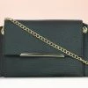 Inc.5 CASUAL FLAPPED CLUTCH-BLACK SALE