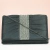 Inc.5 FANCY FLAPPED CLUTCH-BLACK SALE