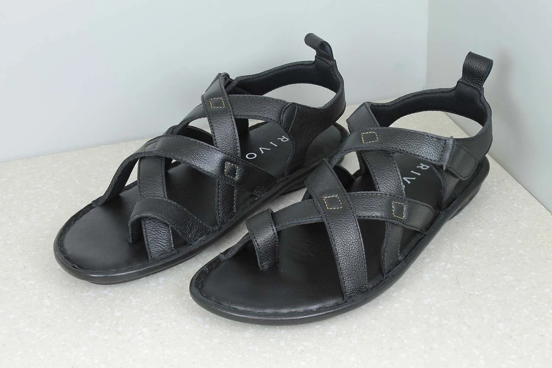 PRIVO By Inc5 VELCRO SANDAL - BLACK 5 PRIVO By Inc5 VELCRO SANDAL - BLACK