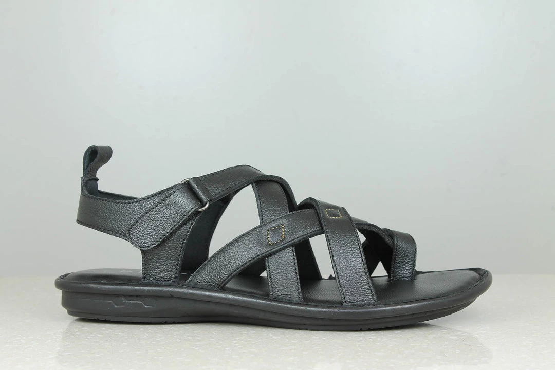 PRIVO By Inc5 VELCRO SANDAL - BLACK 6 PRIVO By Inc5 VELCRO SANDAL - BLACK