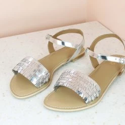 Inc.5 Inc5 GLITTERY FLAT SANDAL
