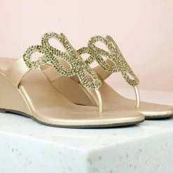 Inc.5 Inc5 CRYSTAL DIAMOND VEDGE THONG