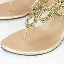 Inc.5 Inc5 CRYSTAL DIAMOND VEDGE THONG