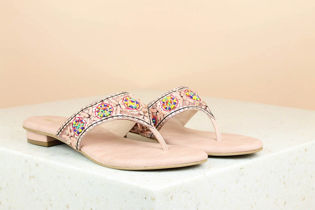 Inc.5 Embroidery FLAT EMBROIDED THONG 3 Inc.5 Embroidery FLAT EMBROIDED THONG