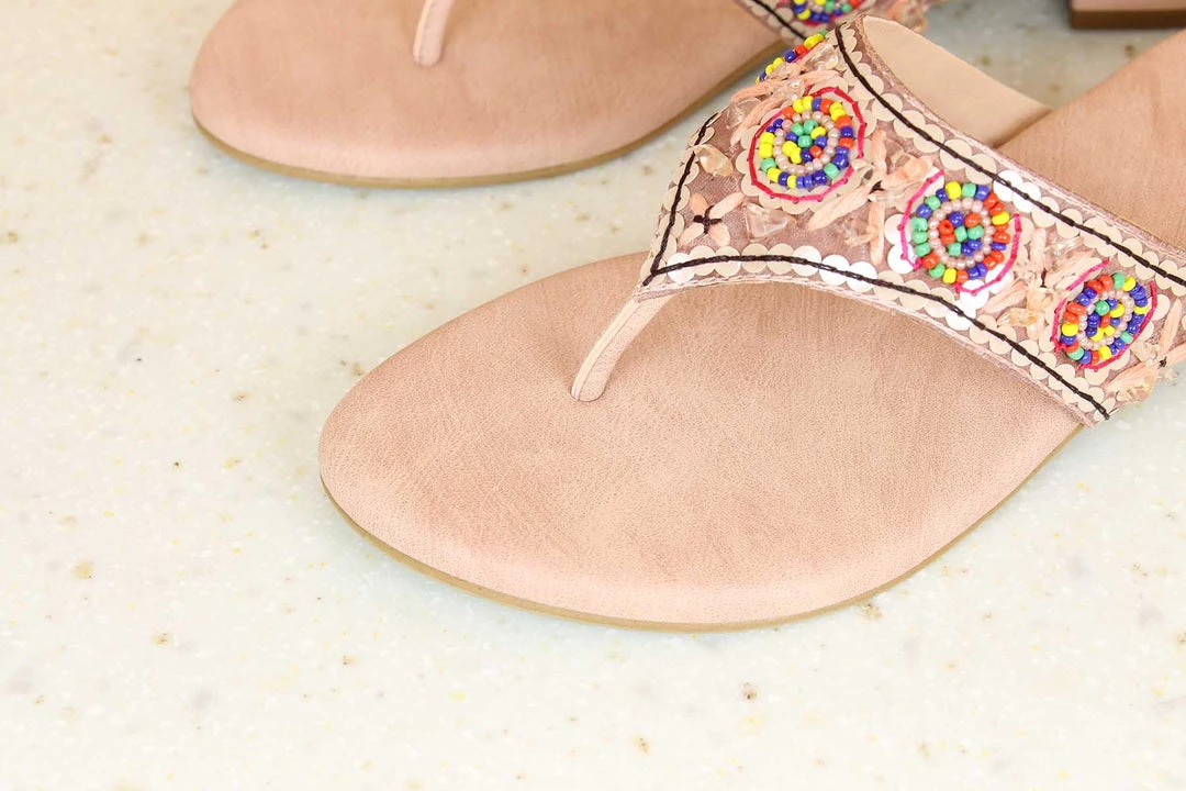 Inc.5 Embroidery FLAT EMBROIDED THONG 4 Inc.5 Embroidery FLAT EMBROIDED THONG