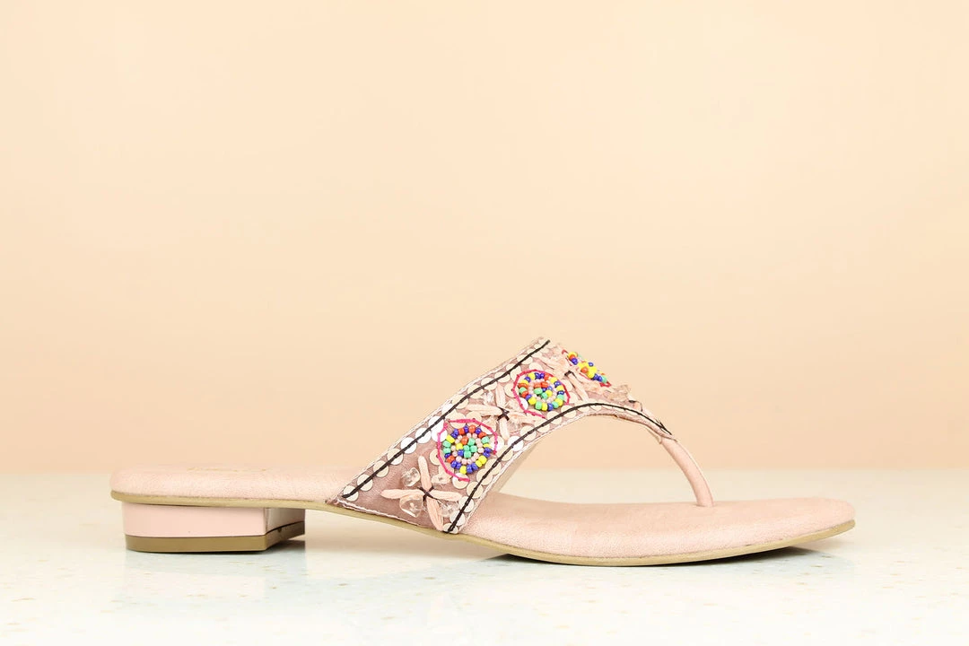 Inc.5 Embroidery FLAT EMBROIDED THONG 5 Inc.5 Embroidery FLAT EMBROIDED THONG