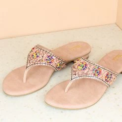 Inc.5 Embroidery FLAT EMBROIDED THONG 9 Inc.5 Embroidery FLAT EMBROIDED THONG