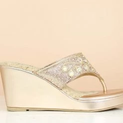 Inc.5 Embroidery VEDGE HEEL EMBROIDED THONG