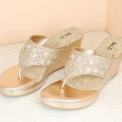 Inc.5 Embroidery VEDGE HEEL EMBROIDED THONG