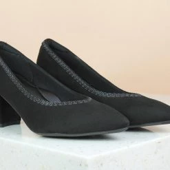 Inc.5 SUEDE HEELED PUMPS Inc5